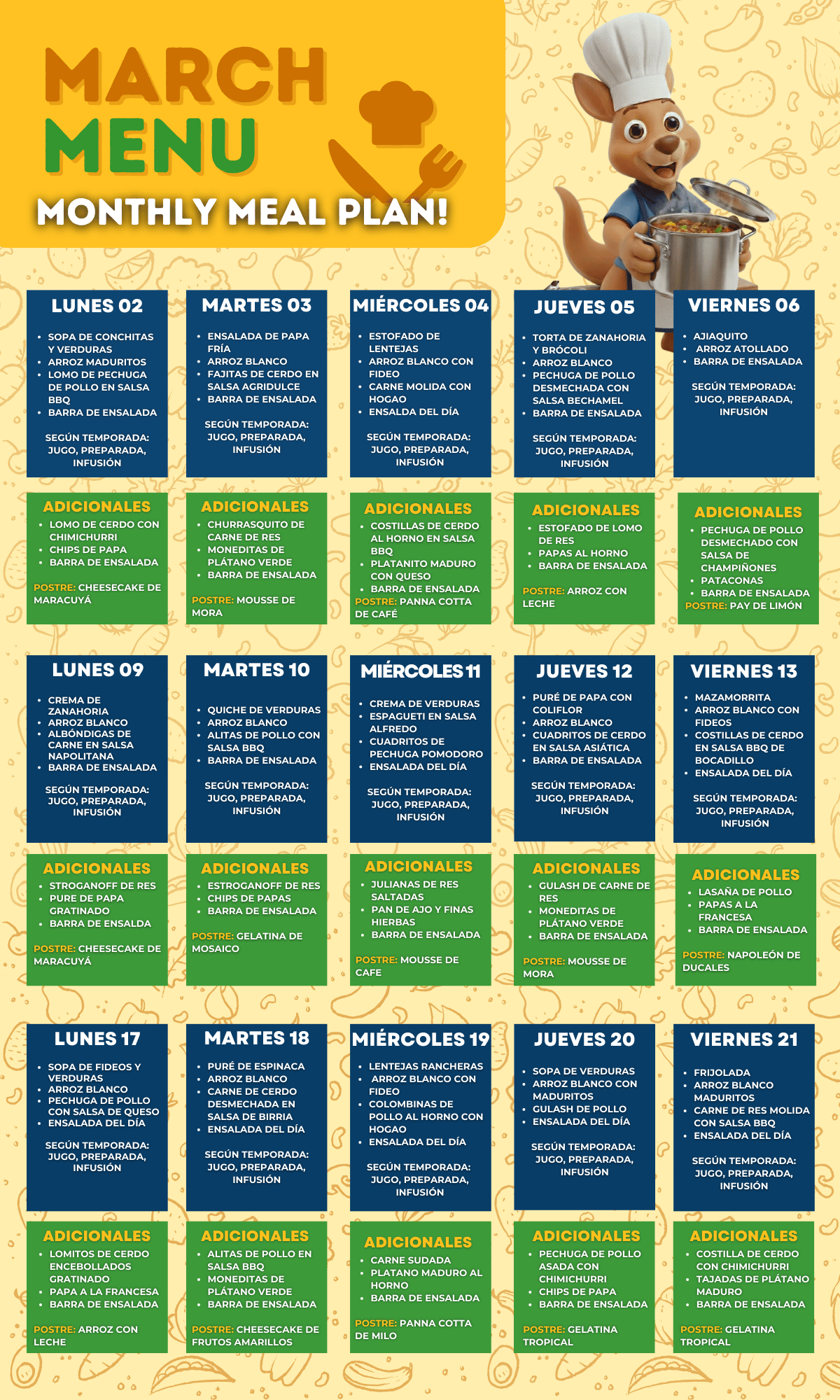 Menú Restaurante MARZO_