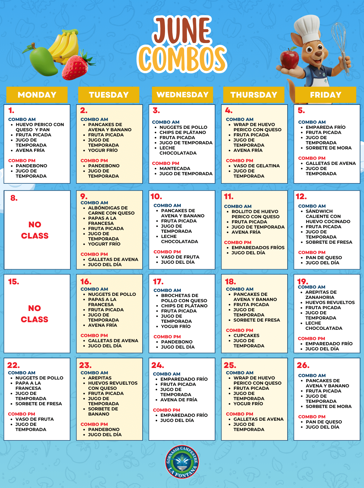Combos JUNIO
